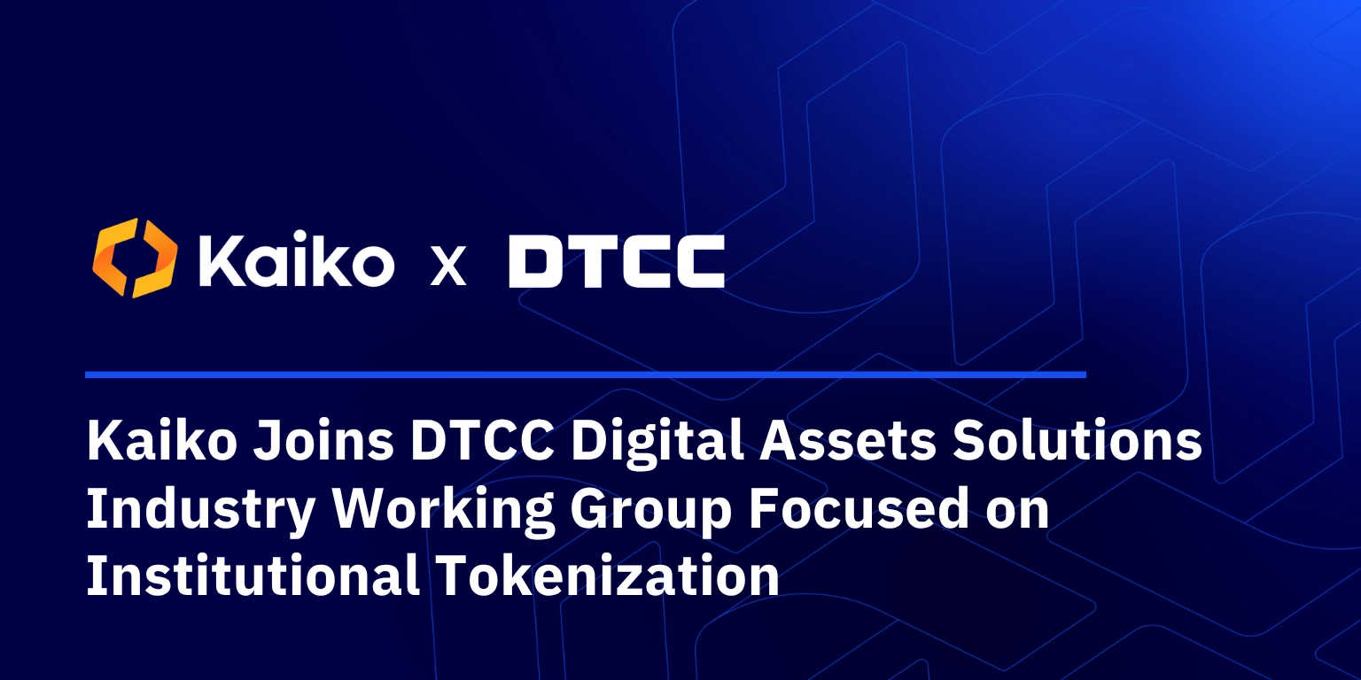 Official image for Kaiko Joins DTCC Digital Assets Solutions Industry Working Group
